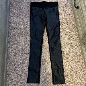 Club Monaco leather leggings